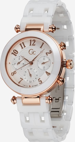 Gc Analoog horloge in Wit: voorkant