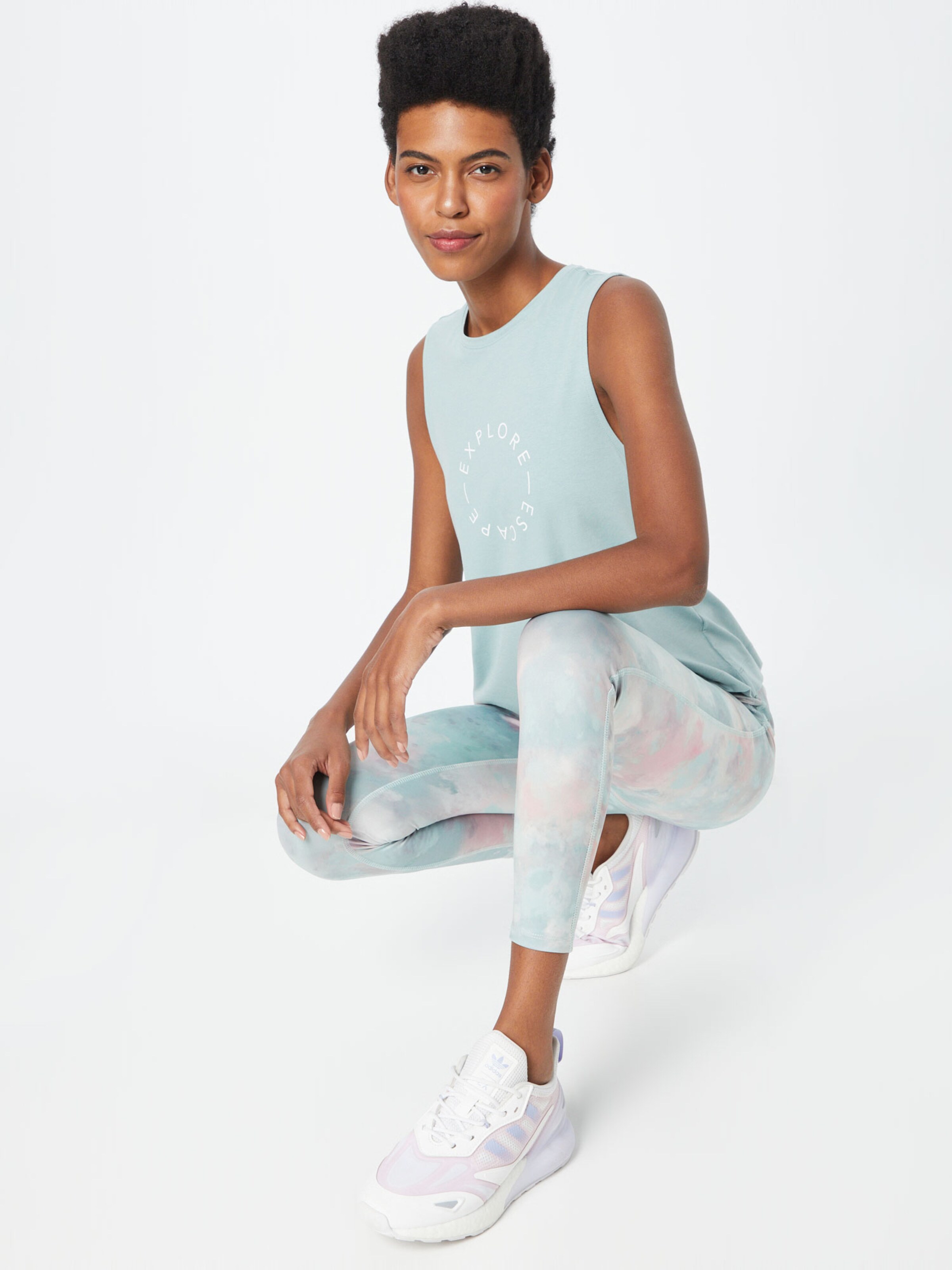 Frauen Große Größen ESPRIT SPORT Sporttop in Pastellgrün - OW45671 Frauen Große Größen ESPRIT SPORT Sporttop in Pastellgrün - OW45671