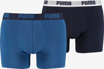 PUMA Boxershorts in Blauw: voorkant