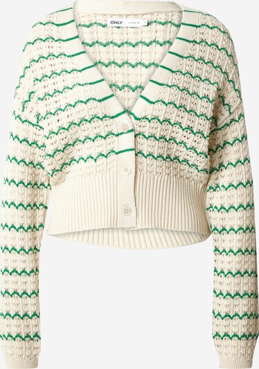 ONLY Knit cardigan 'ASA' in Beige / Green, Item view