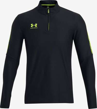 UNDER ARMOUR Functioneel shirt 'Challenger Pro' in de kleur Neongroen / Zwart, Productweergave