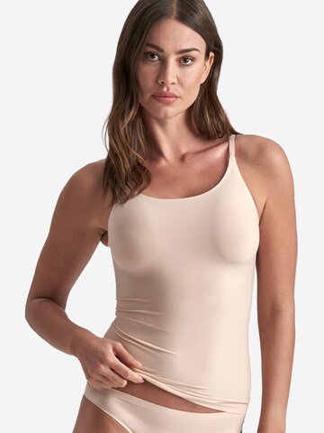 Bye Bra Shapingtop 'Uni Stretch Singlet' in Beige: Vorderseite