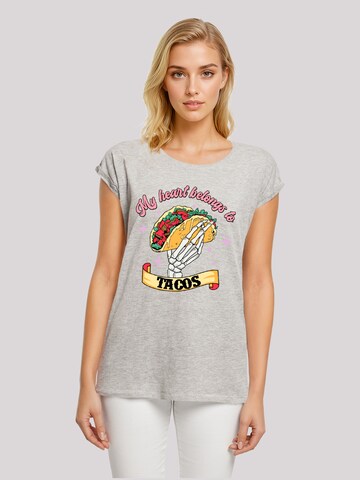T-shirt F4NT4STIC en gris : devant