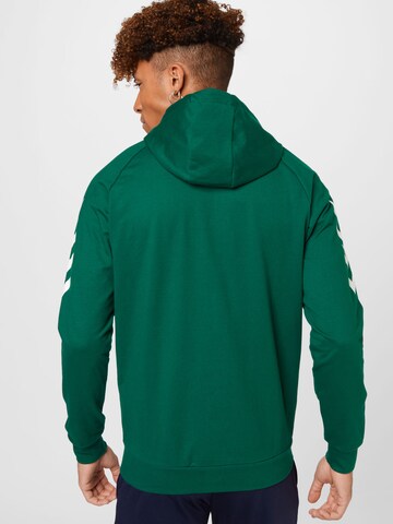 Hummel Athletic Zip-Up Hoodie in Green