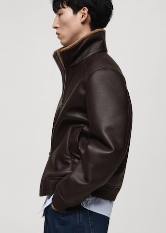 MANGO MAN Between-Season Jacket 'Ronald' in Brown