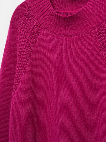 MANGO Sweater 'Basta' in Pink