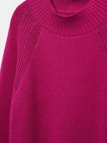MANGO Sweater 'Basta' in Pink