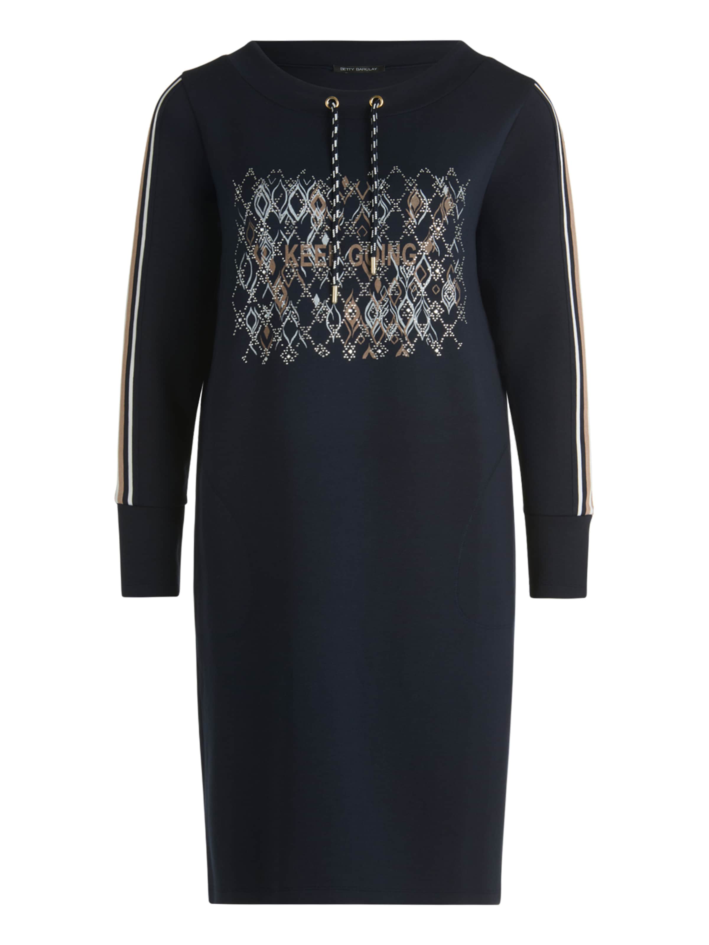 Abito Betty Barclay di colore camello / blu scuro / nero / offwhite, Visualizzazione prodotti