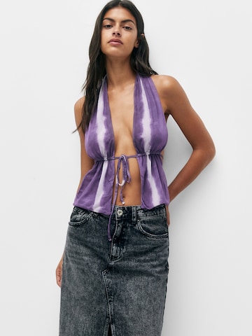 Pull&Bear Top in Purple: front