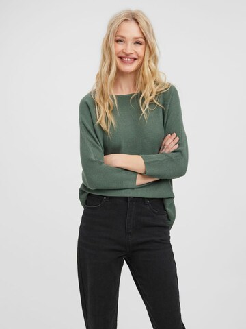 VERO MODA Sweater in Green: front