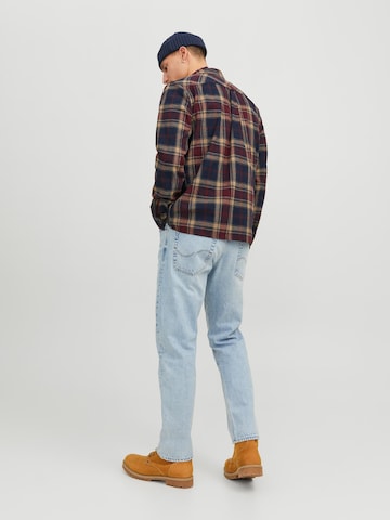 JACK & JONES Loosefit Jeans 'Chris' in Blauw