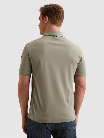 T-Shirt 'Polo shirt in interlock jersey with texture' VANGUARD en vert