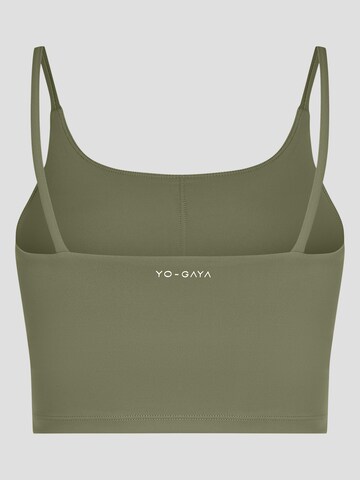 YO-GAYA Bustier Sport bh in Groen