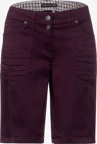 CECIL Regular Trousers in Purple: front