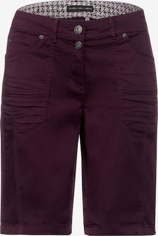 CECIL Regular Broek in Lila: voorkant