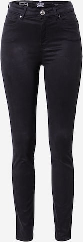 Skinny Jean GUESS en noir : devant