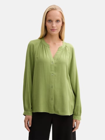 TOM TAILOR Blouse in Green: front