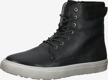 Cafe Moda Lace-Up Boots in Black: front
