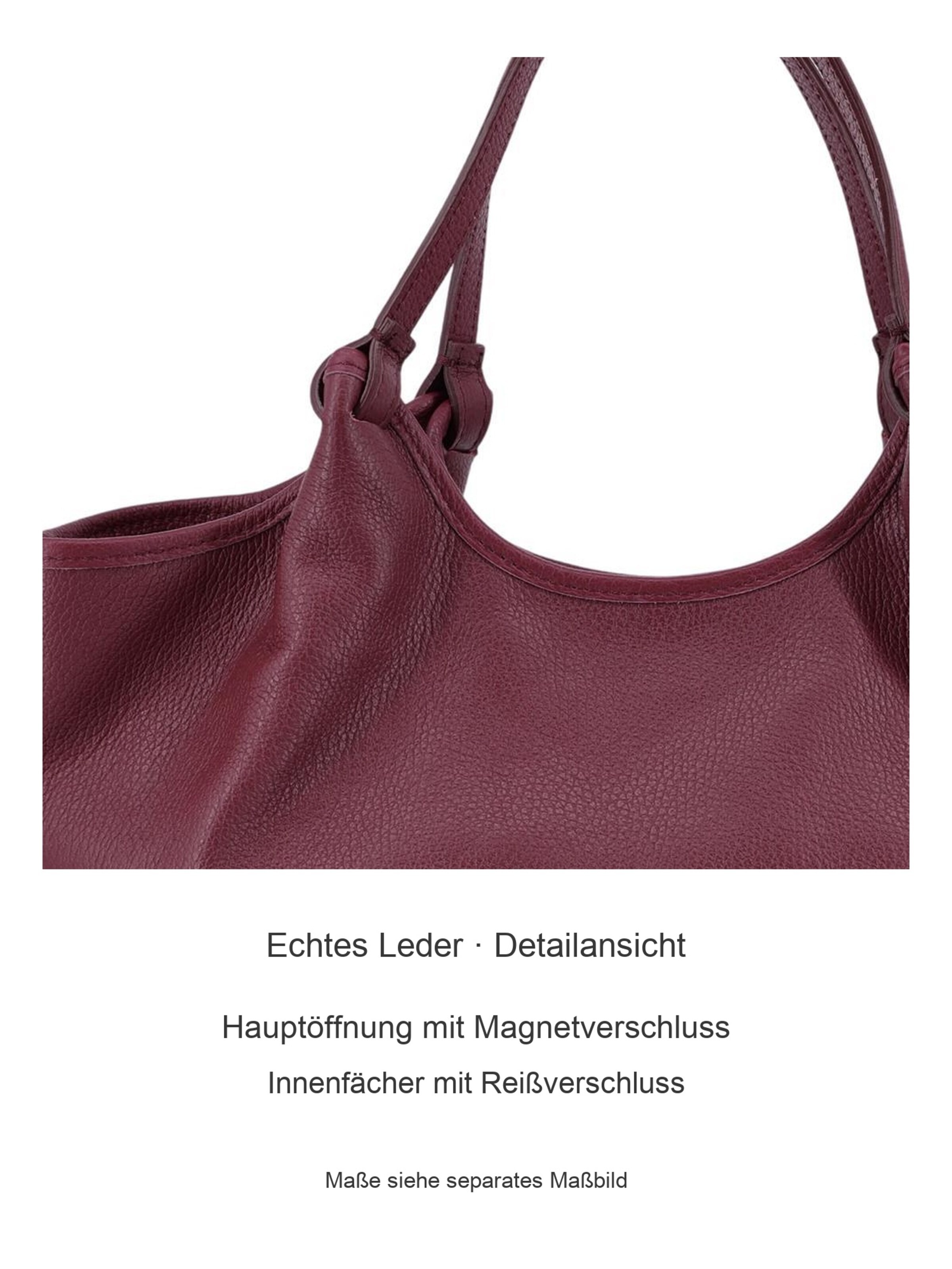 Brise - Shopper 'Alvera Large' em vermelho