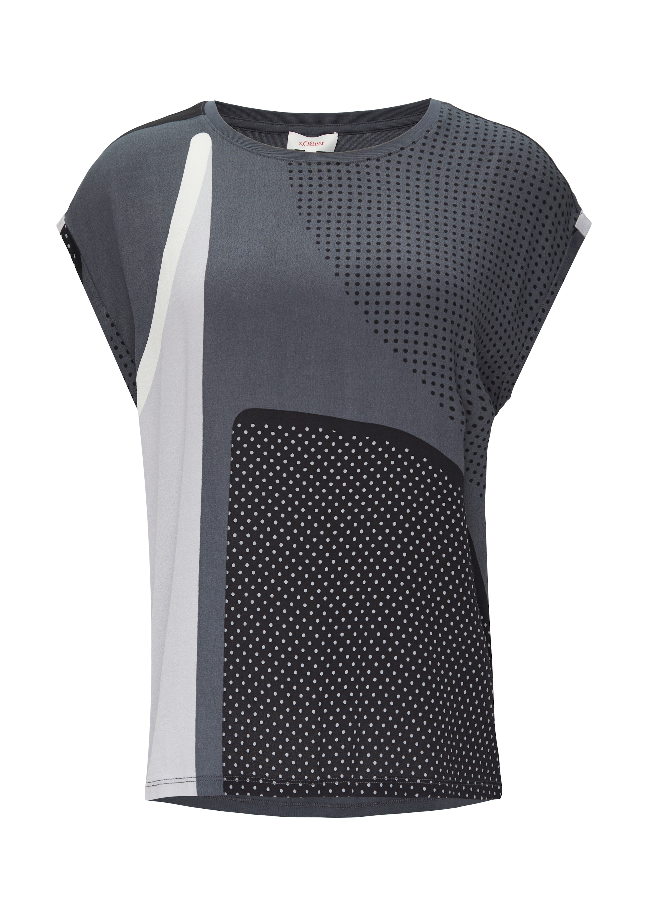 T-shirt s.Oliver en gris : devant