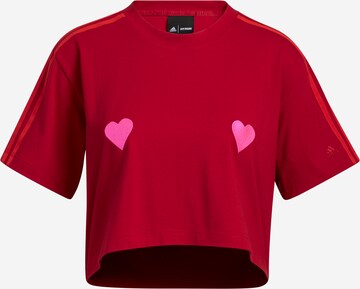 ADIDAS ORIGINALS - Camiseta 'IVP' en rojo: frente