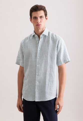 Coupe regular Chemise business SEIDENSTICKER en bleu : devant