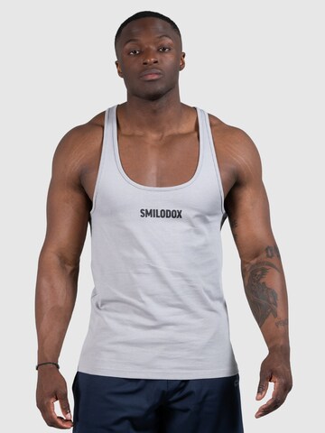Smilodox Shirt 'Paul' in Grijs: voorkant