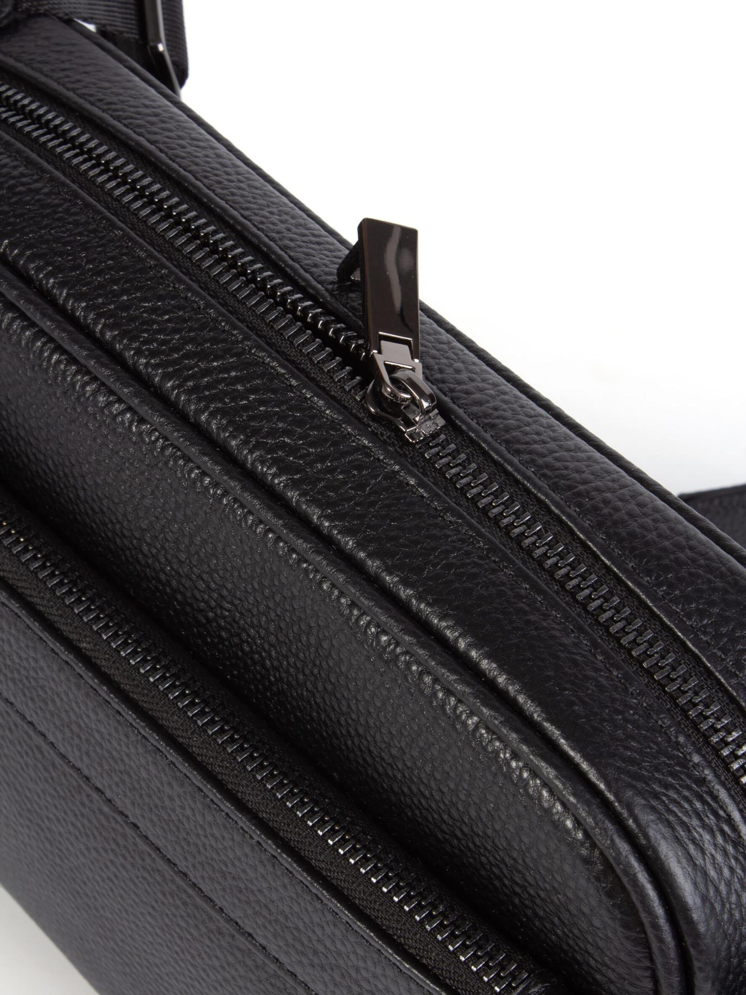 Sac bandoulière 'BELLARO FINGERPRINT RECOGNITION' CYCAS D'OR en noir