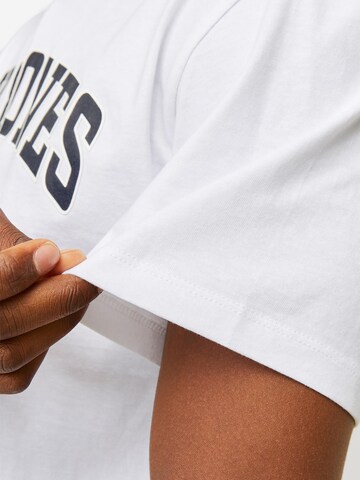 JACK & JONES Shirt 'Caleb Varsity' in White