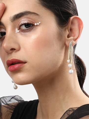 SOHI Earrings ' Brook ' in Gold: front