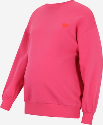 Only MaternitySweater majica 'OLMDITTE' - roza boja: prednji dio