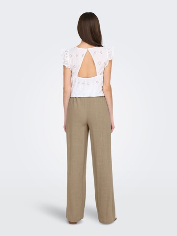 Wide Leg Pantalon 'ONLSolvi' ONLY en vert