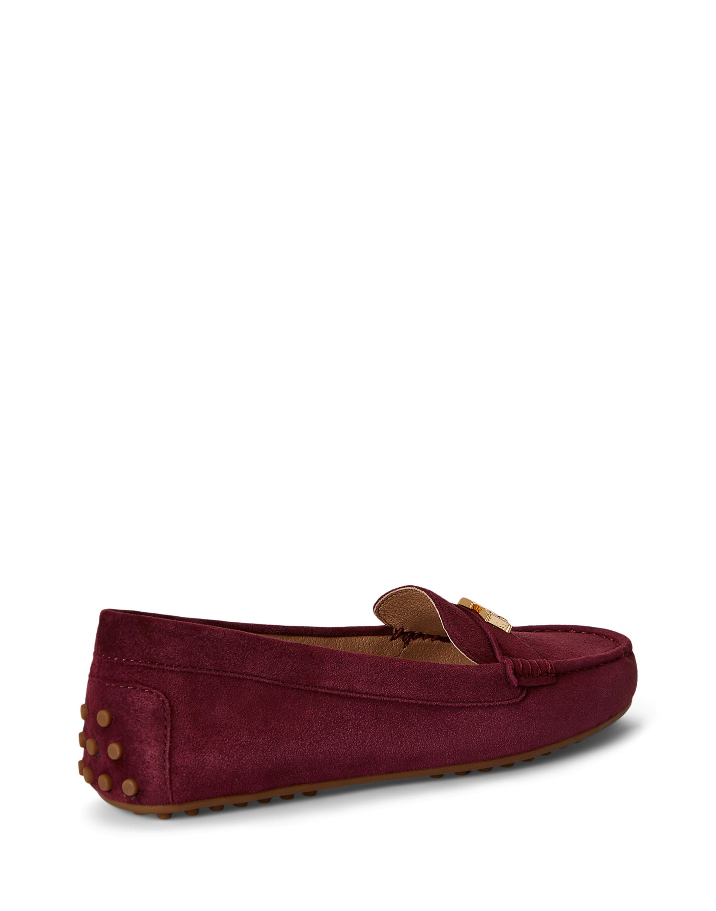 Mocassin 'BARNSBURY' Lauren Ralph Lauren en rouge