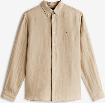 TOMMY HILFIGER Button Up Shirt in Beige: front