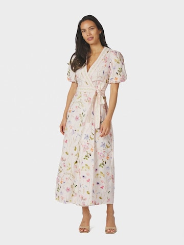 Dante°6 - Vestido 'Neo Noir - Nnclarine Flower Dress' en beige