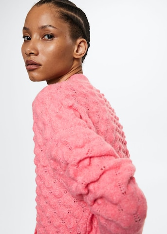 Geacă tricotată 'VERUSKA' de la MANGO pe roz