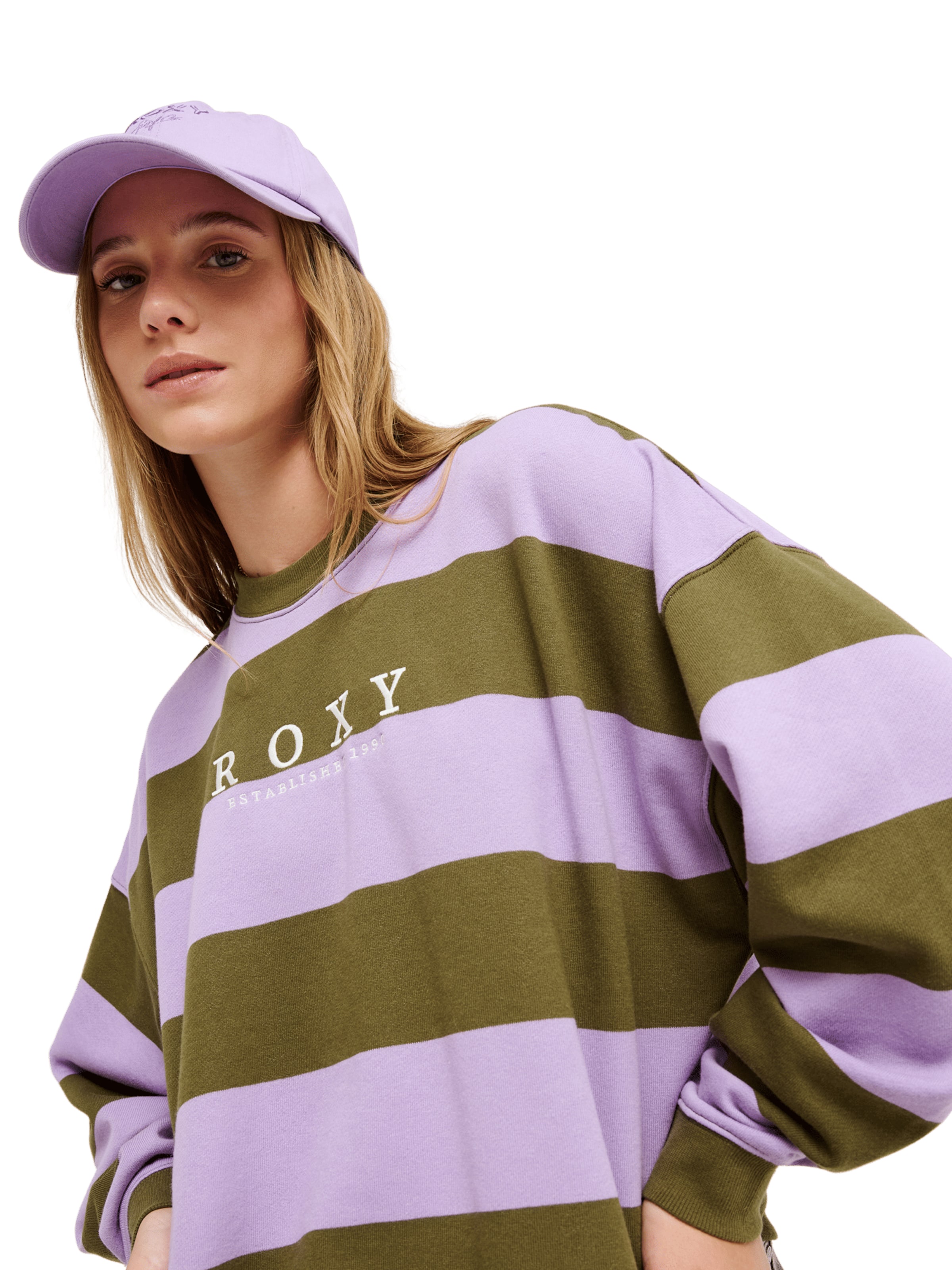 ROXY Sweatshirt 'Strictly' in Green