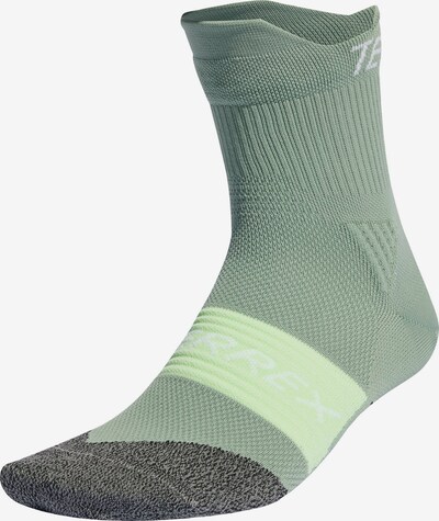 ADIDAS TERREX Chaussettes de sport en anthracite / gris argenté / gris fumé, Vue avec produit