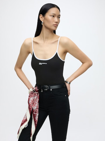 KARL LAGERFELD JEANS - Camisa body em preto