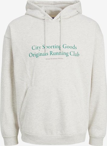 Sweat-shirt 'Brink City' JACK & JONES en blanc : devant