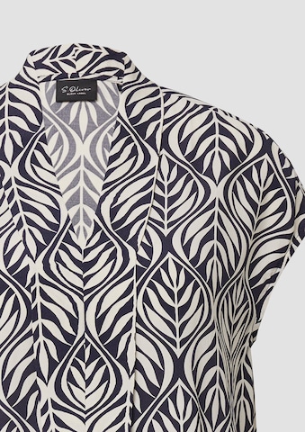 s.Oliver BLACK LABEL Blouse in Blauw