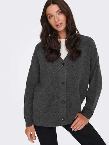 ONLY Knit Cardigan 'ONLHOUSTON' in Grey: front