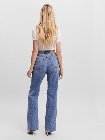 VERO MODA Wide Leg Jeans 'Kithy' in Blau