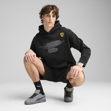 PUMA Sportsweatshirt 'Scuderia Ferrari Desert Sun' in Schwarz