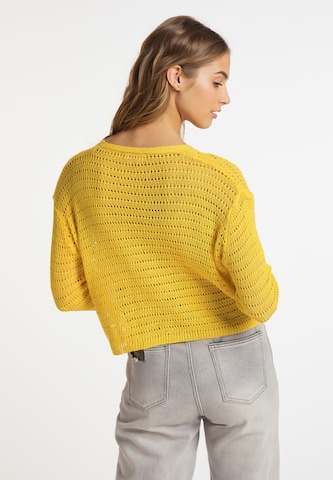 MYMO Knit Cardigan in Yellow