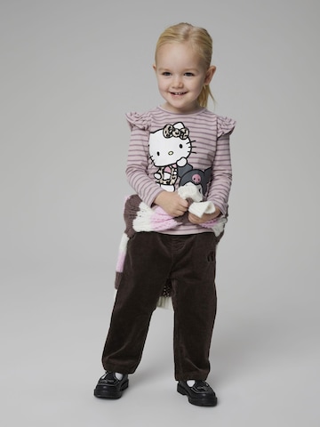 NAME IT Shirt 'Hello Kitty' in Lila