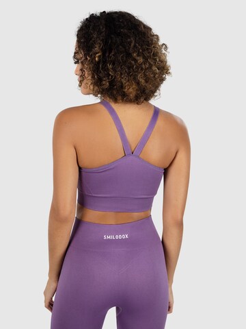 Bustier Soutien-gorge de sport 'Noami' Smilodox en violet