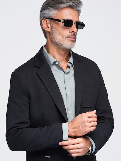 Ombre Business-colbert in 46 in de kleur Zwart, Productweergave