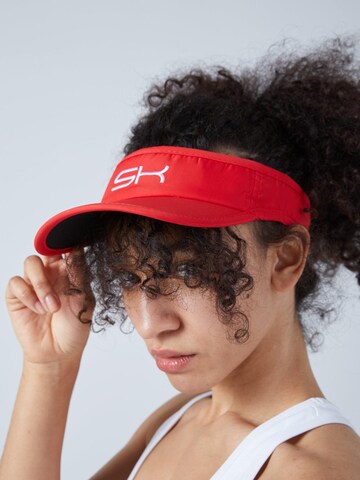 SPORTKIND Athletic Cap 'Sun Visor' in Red