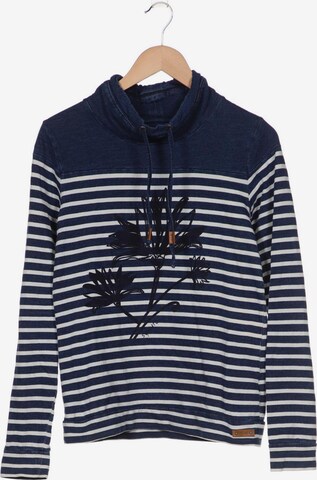 s'questo Sweatshirt & Zip-Up Hoodie in XS in Blue: front